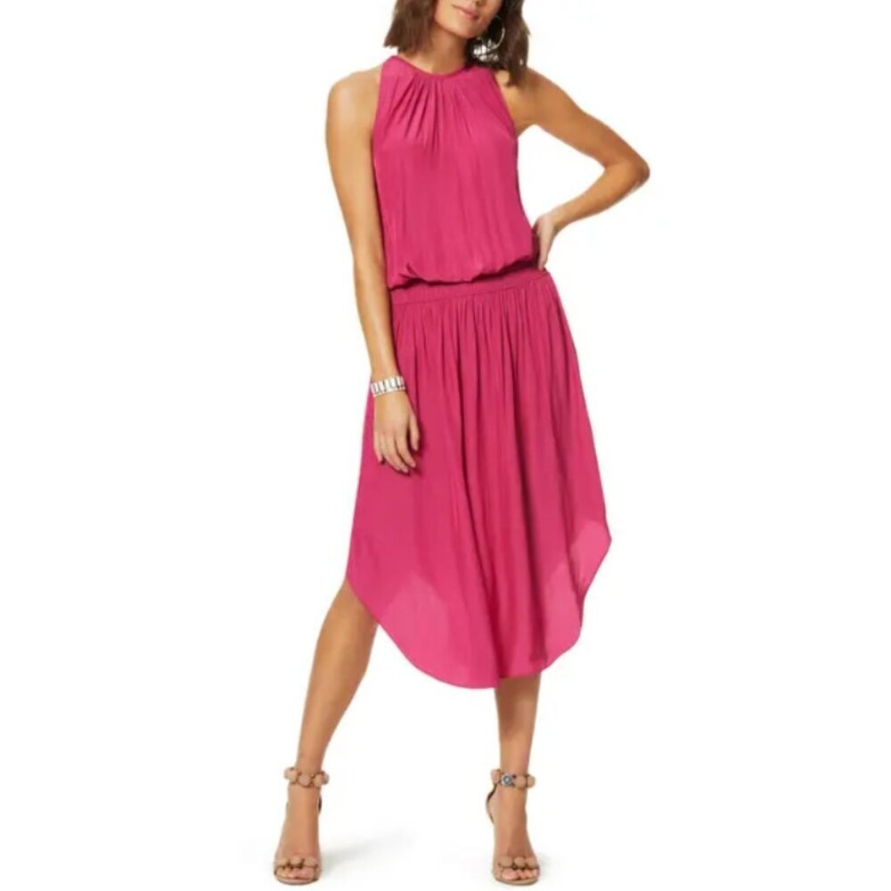 NWT Ramy Brook Audrey Blouson Dress Size L